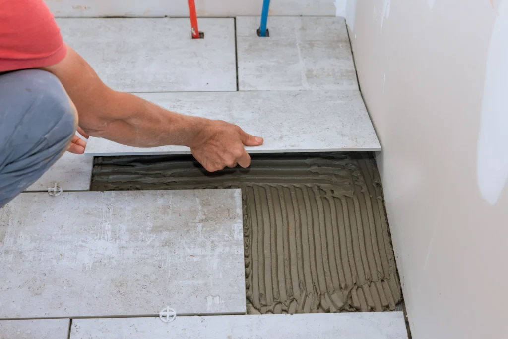 Installing Tile Flooring Installing Tiles